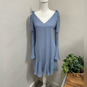 BCBGMaxAzria Flowy Cold Shoulder Mini Dress‎